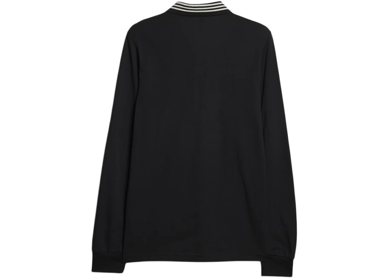adidas adidas Originals Spezial Chetcuti Long Sleeve Polo Black outlook