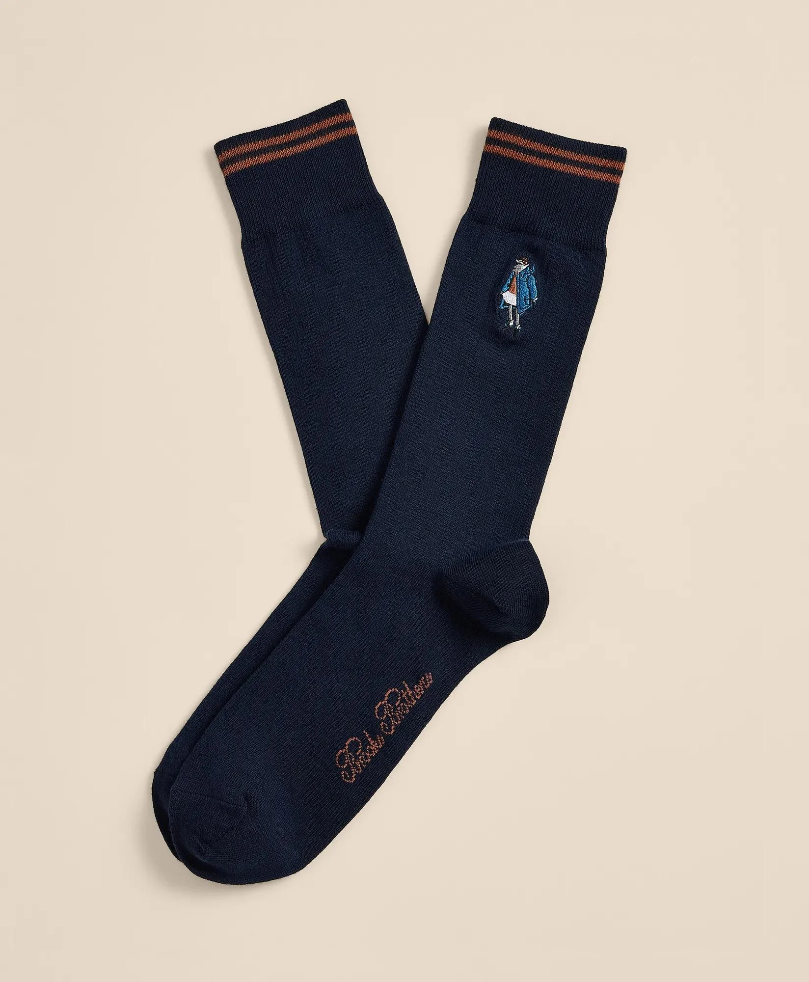 Cotton-Blend Henry Socks - 1
