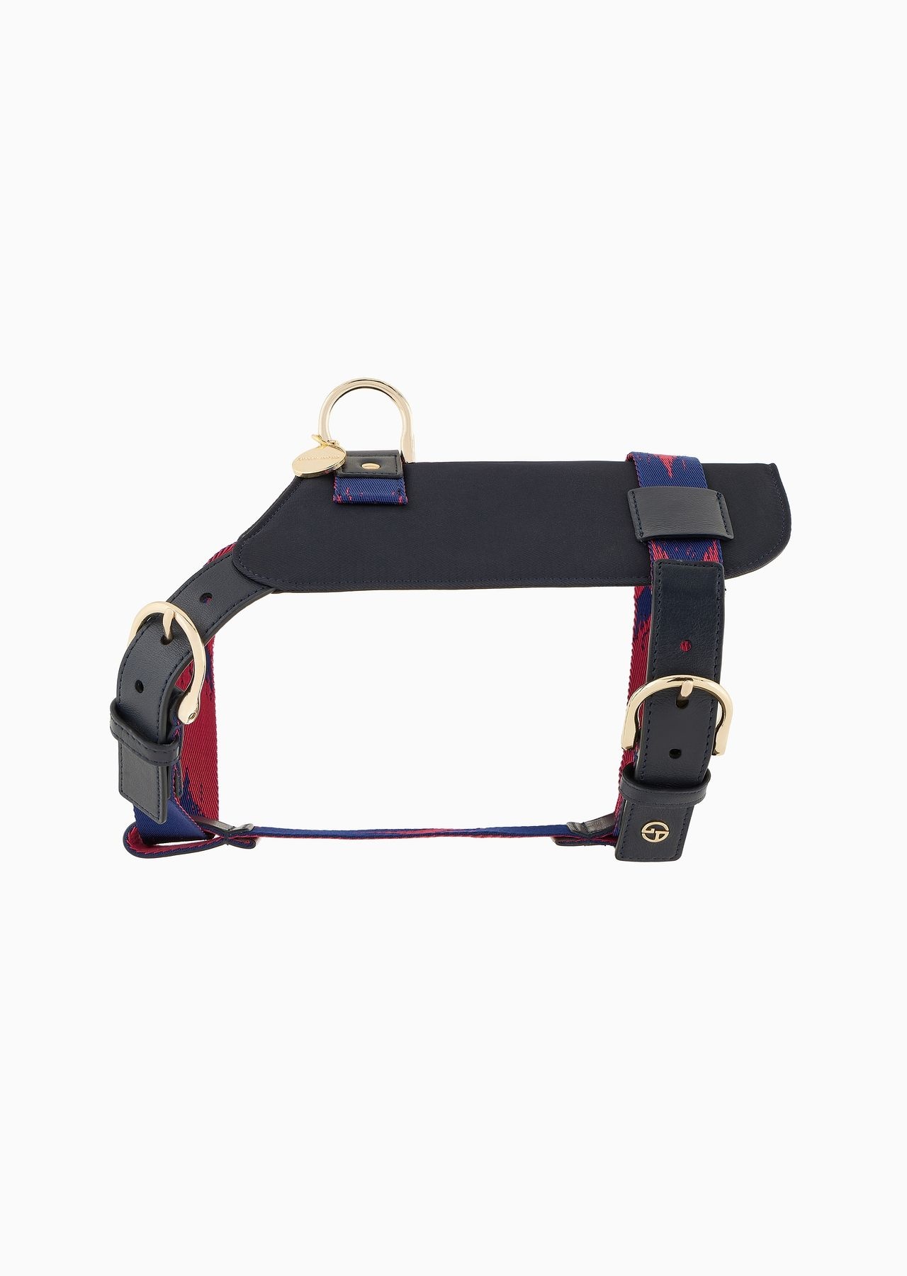 Poldo x Giorgio Armani harness in Ikat jacquard and leather - 1