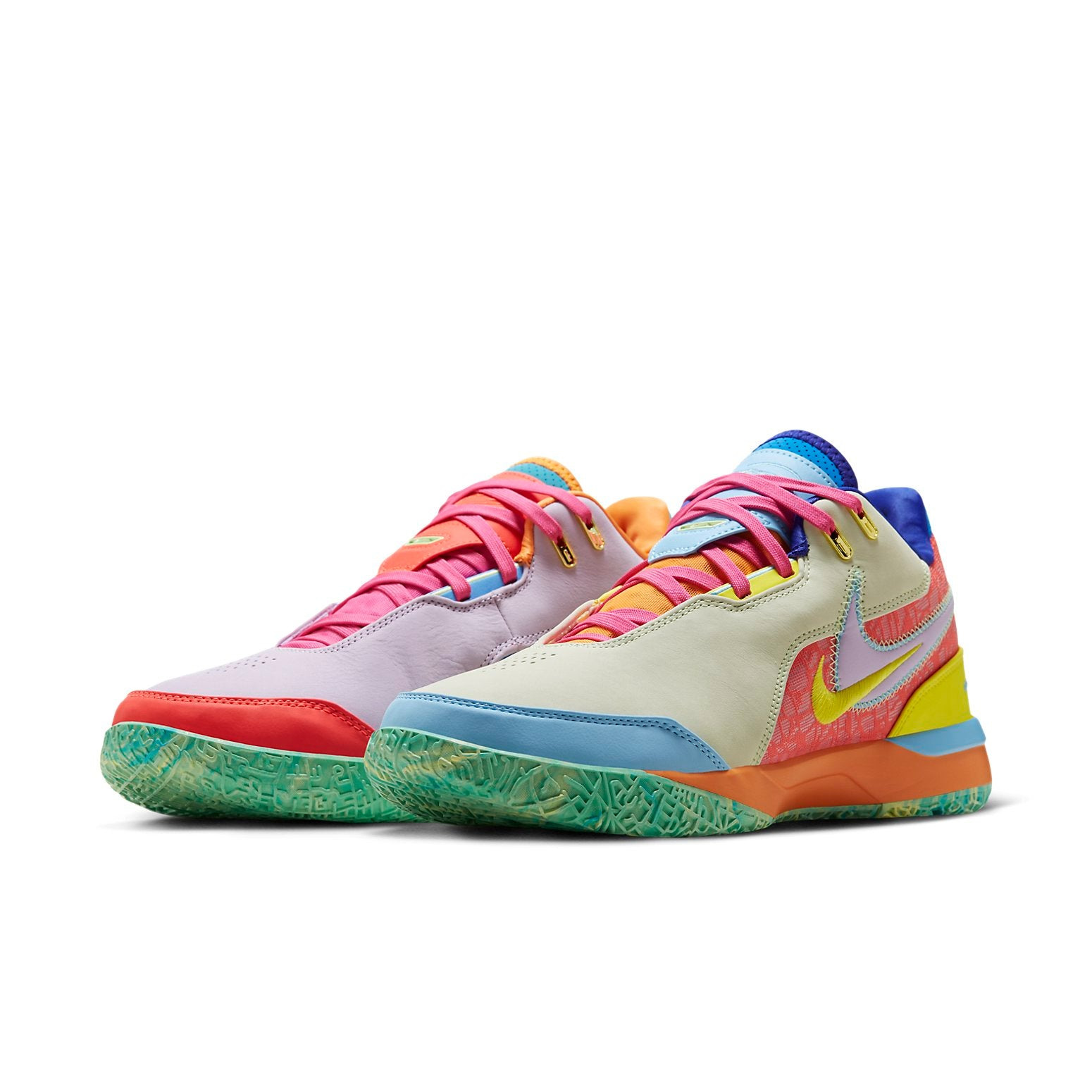 Nike LeBron NXXT Gen AMPD EP 'Multi-Color' FJ1567-501 / FJ1566-501 - 3