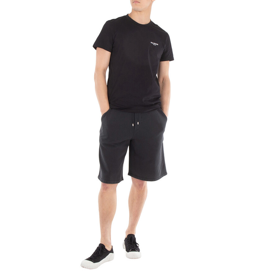 Balmain Logo-Embroidered Cotton Shorts - 5