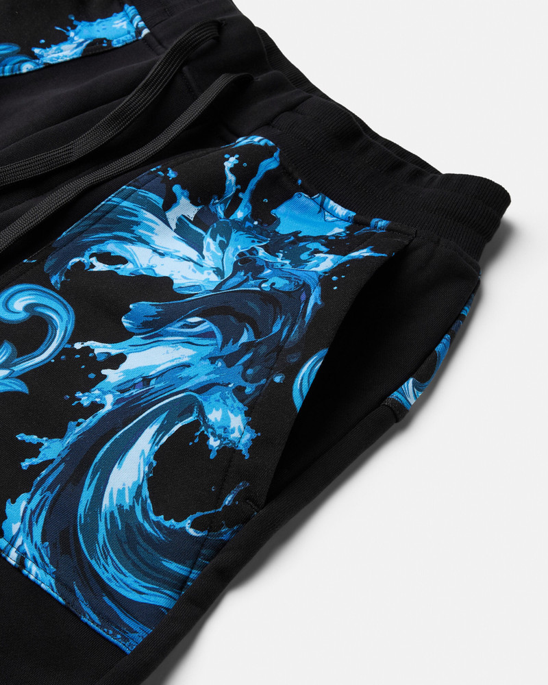 VERSACE JEANS COUTURE Printed Cotton-Jersey Bermuda Shorts outlook