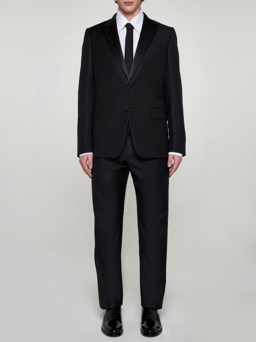 Wool-blend slim-fit tuxedo - 2