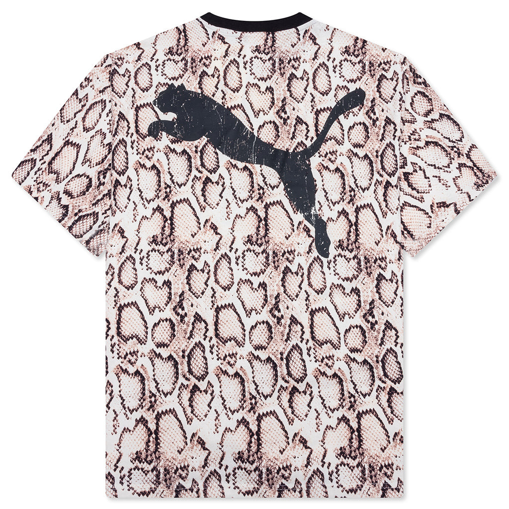 PUMA X A$AP ROCKY SNAKESKIN TEE - FROSTED IVORY - 2