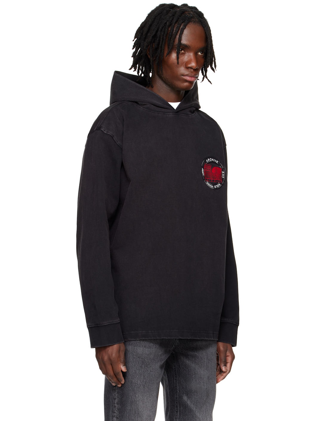 Gray Solid House Logo Hoodie - 2