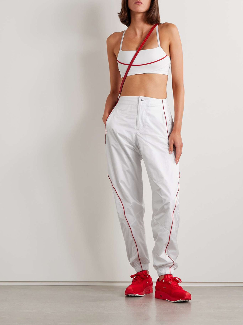 JACQUEMUS + Jacquemus NRG appliquéd stretch-jersey sports bra outlook