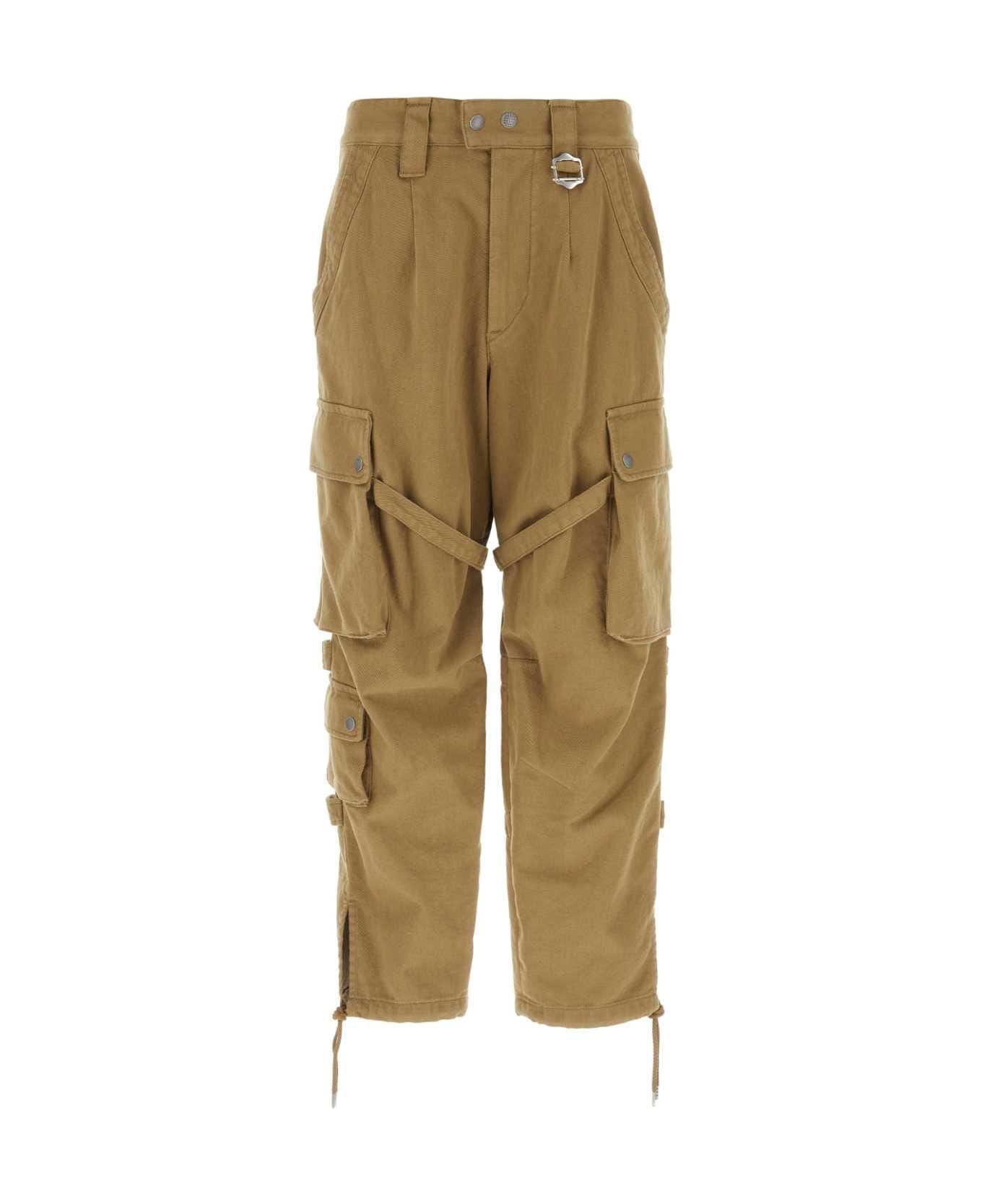 Brown Cotton Eusebio Cargo Pant - 1