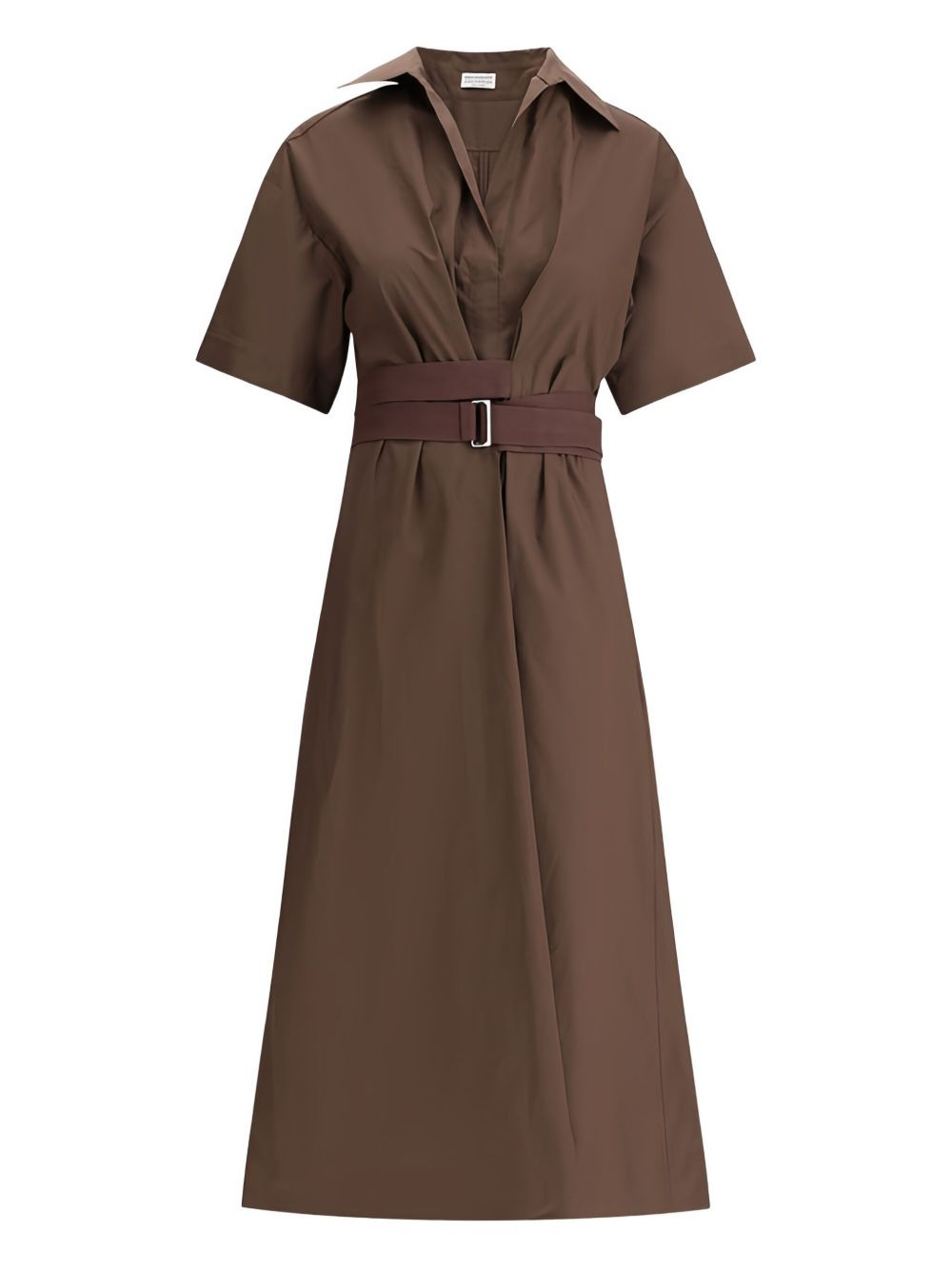 Brunello Cucinelli belted cotton midi dress | REVERSIBLE