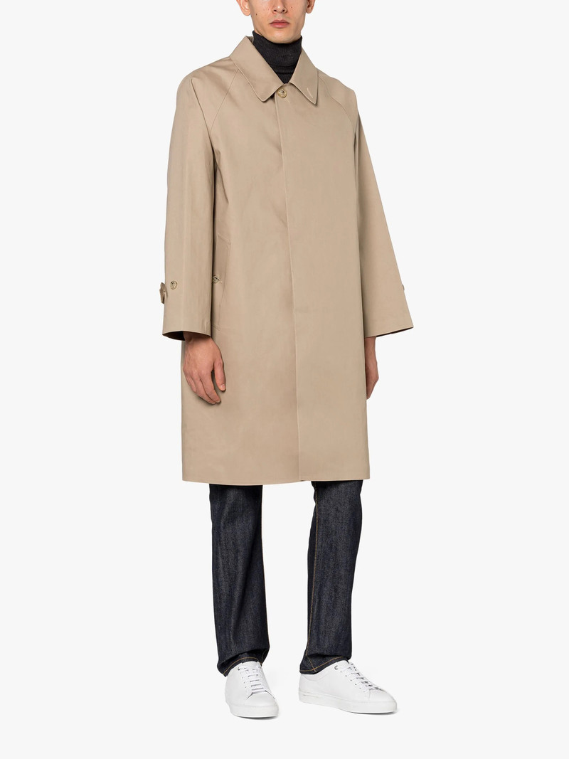 Mackintosh LAUDER FAWN BONDED COTTON OVERCOAT outlook