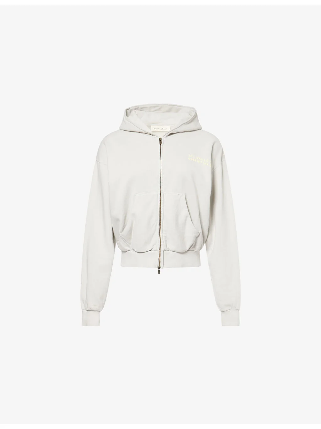 90s Full-Zip Cotton-Jersey Hoody - 1