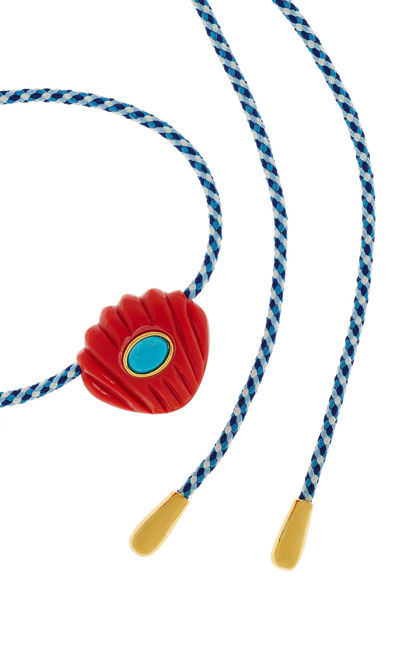 Kai Gold-Plated Resin Necklace multi 3