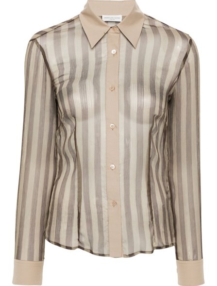 Striped voile shirt - 1