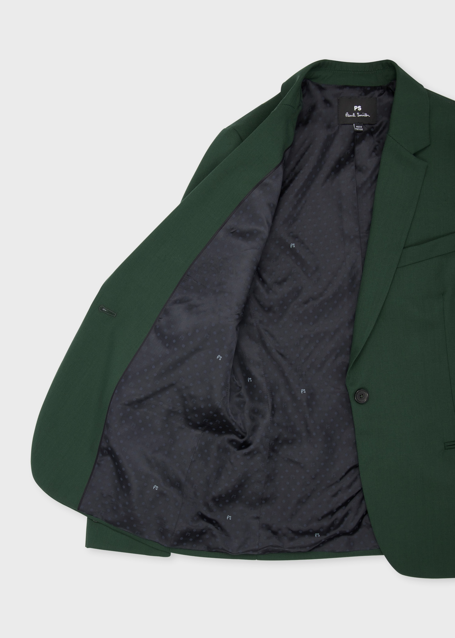 Women's Pine Green Wool Hopsack Blazer - 4