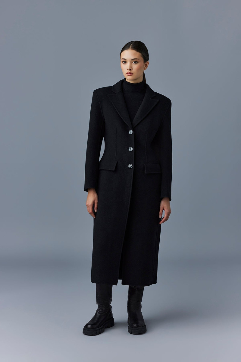 RUTH Double-face wool long coat 4
