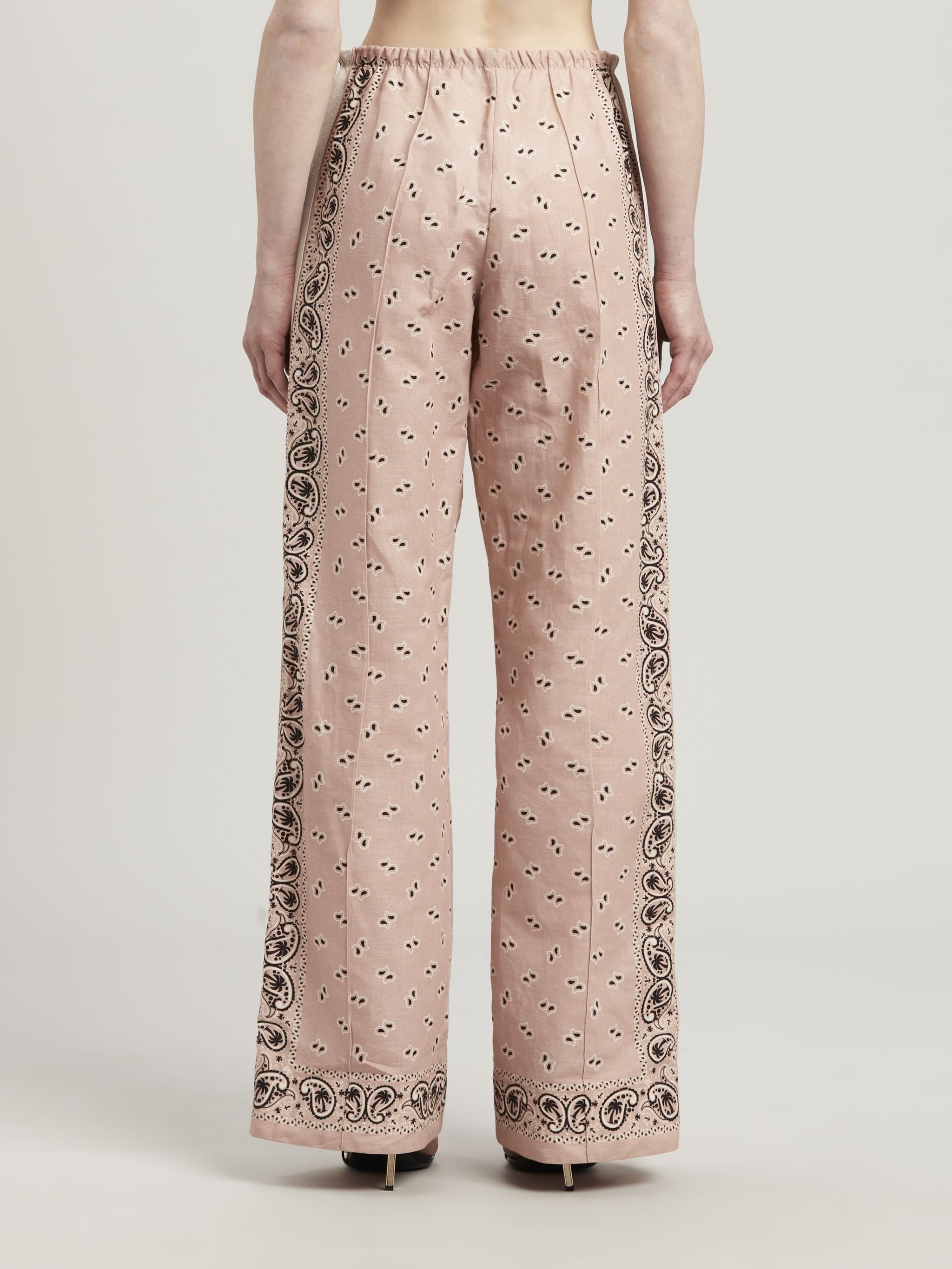 Paisley Track Loose Pants - 5