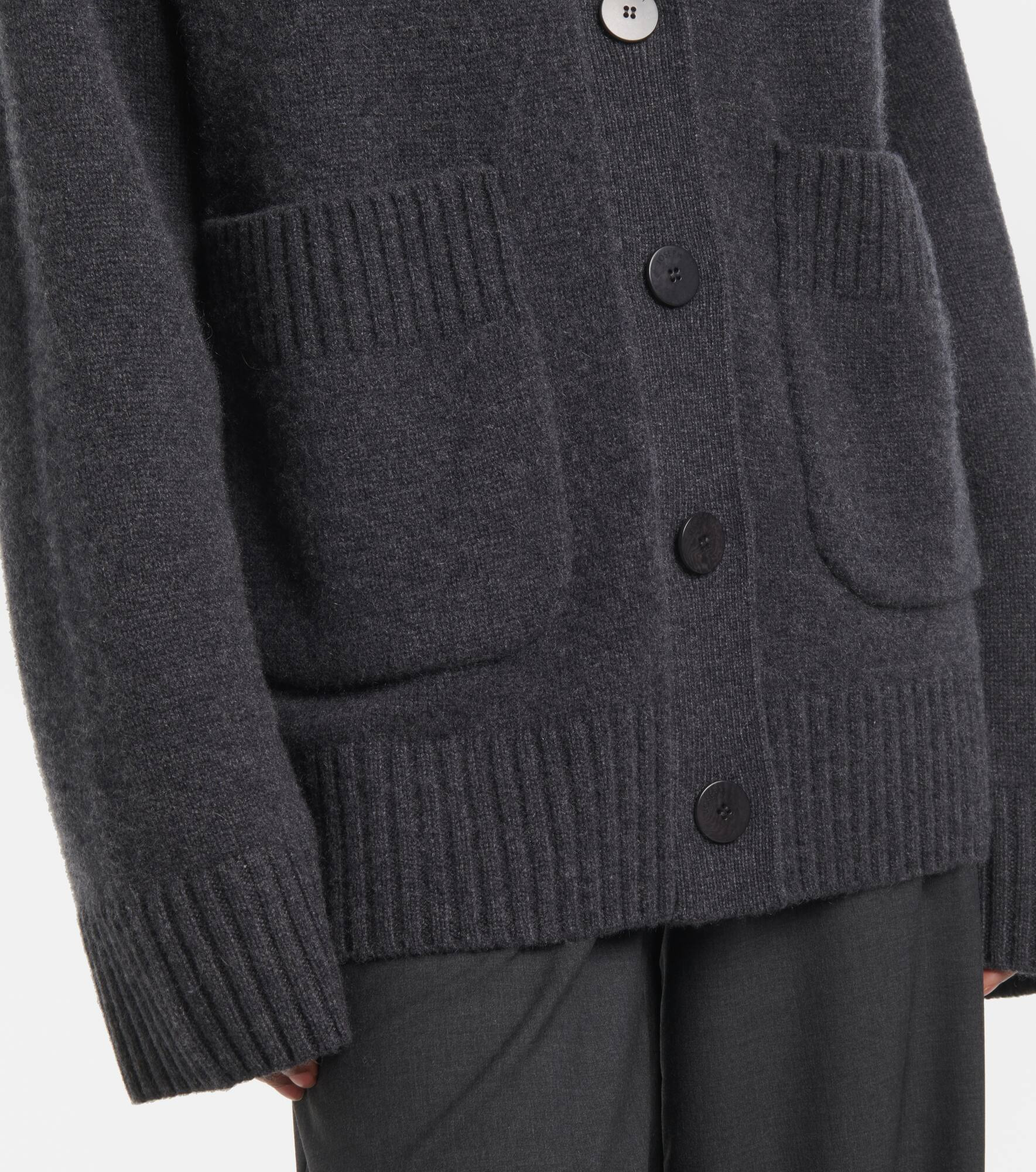 Oversized cashmere cardigan - 5