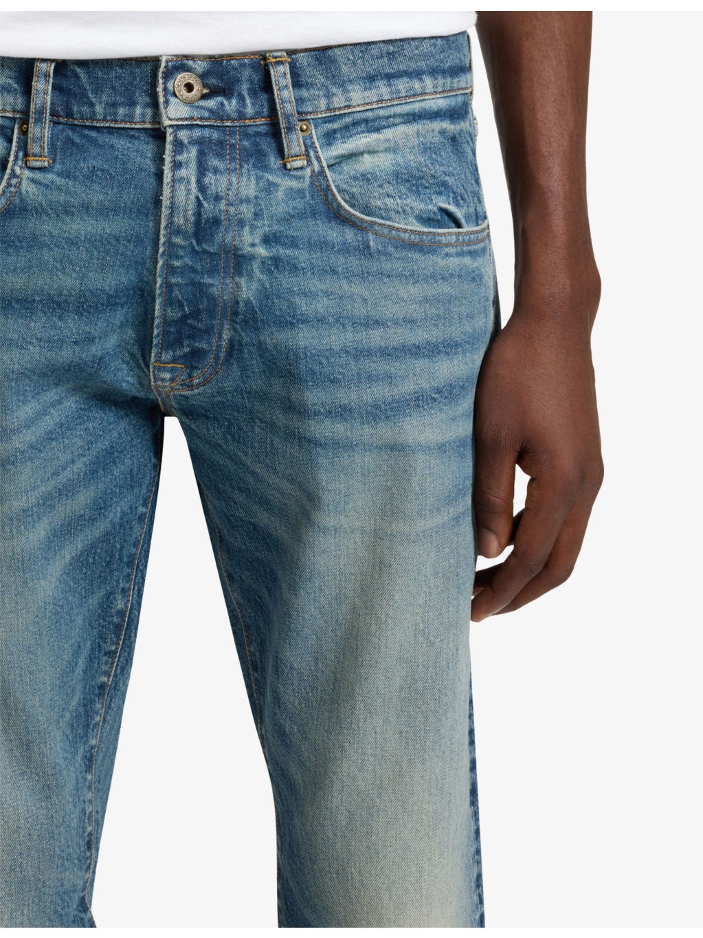 Beckham x BOSS Slim-Leg Mid-Rise Stretch-Denim Jeans - 5