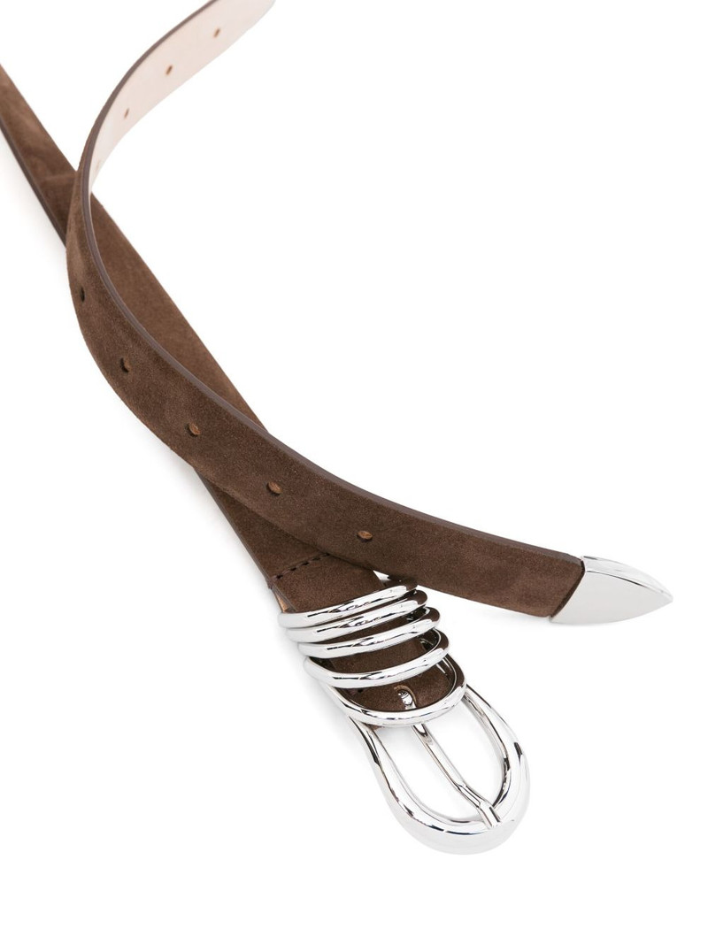 DÉHANCHE Hollyhock suede belt outlook