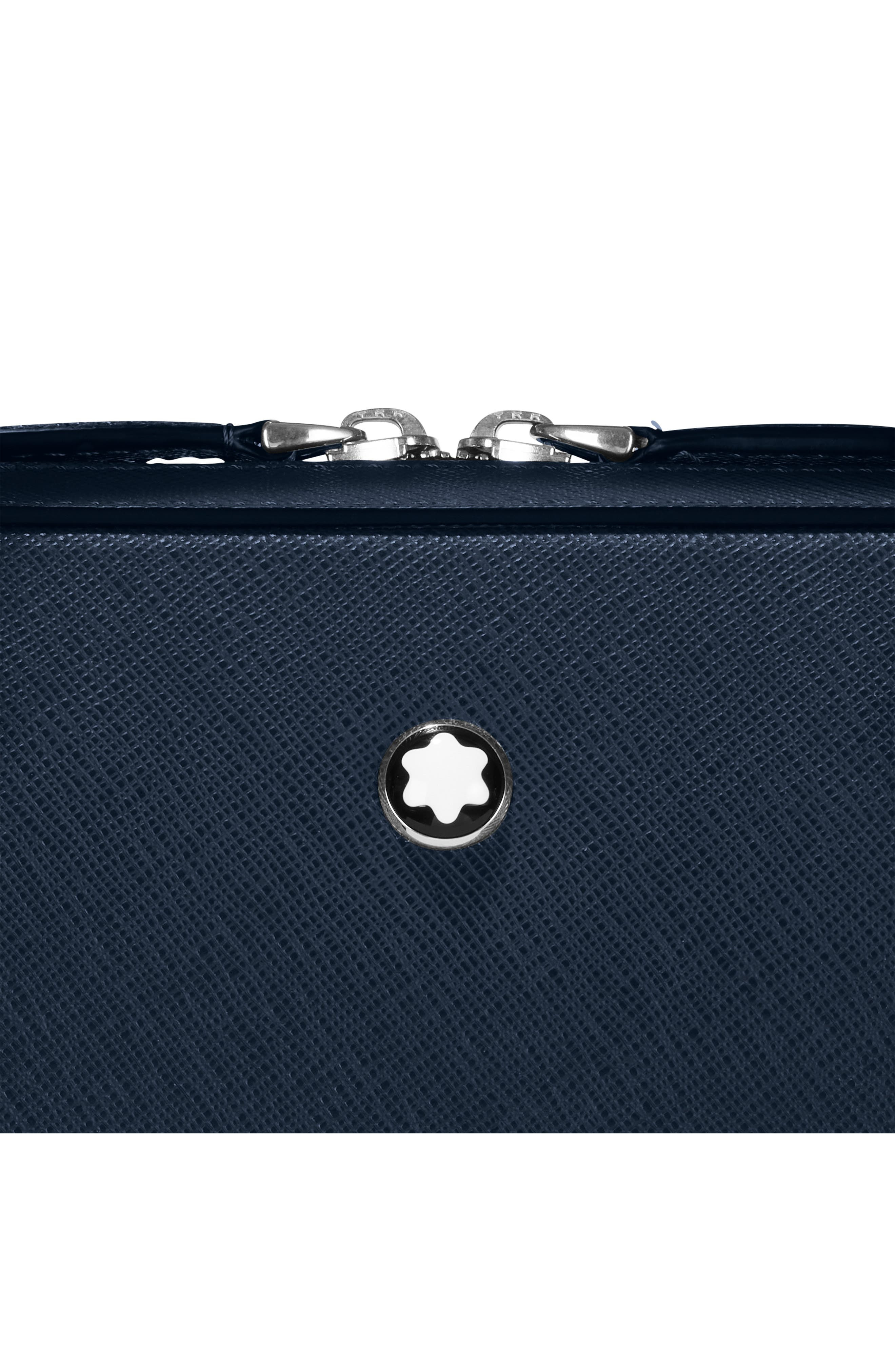 Montblanc Sartorial Leather Document Case in Ink Blue at Nordstrom - 6