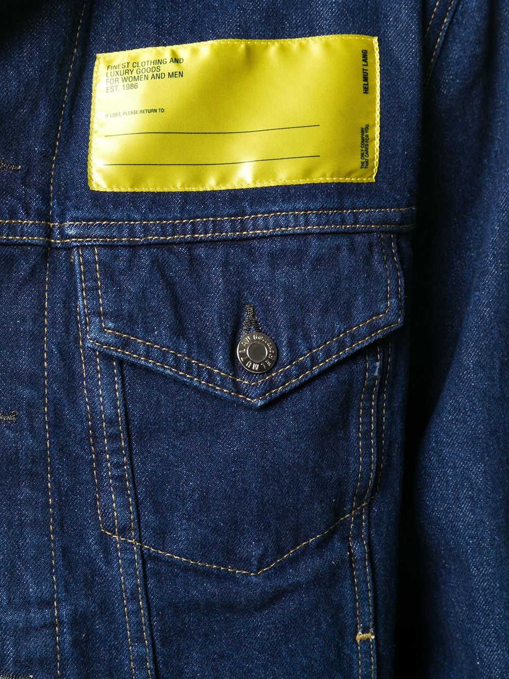 Industry big trucker denim jacket - 6