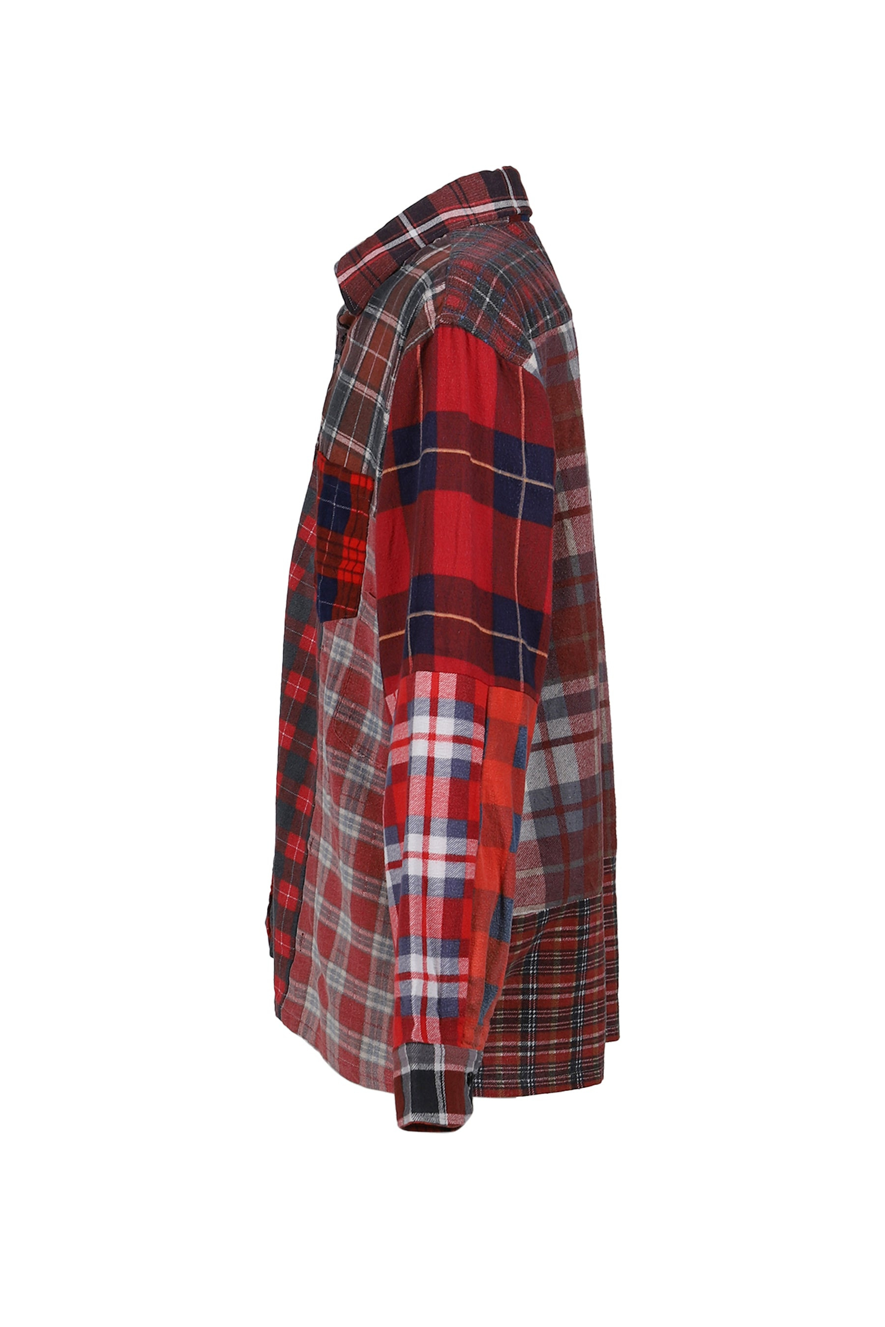 FLANNEL SHIRT -&gt; STRAIGHT HEM SHIRT / ASSORT - 3