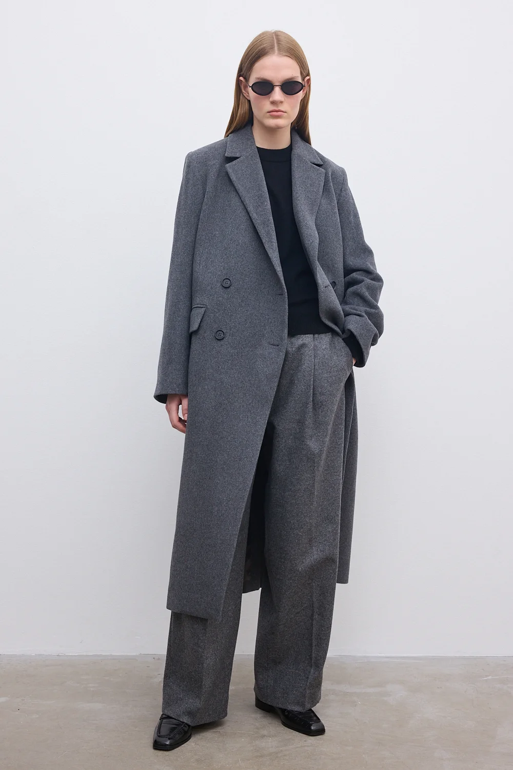 Double breasted coat - 1