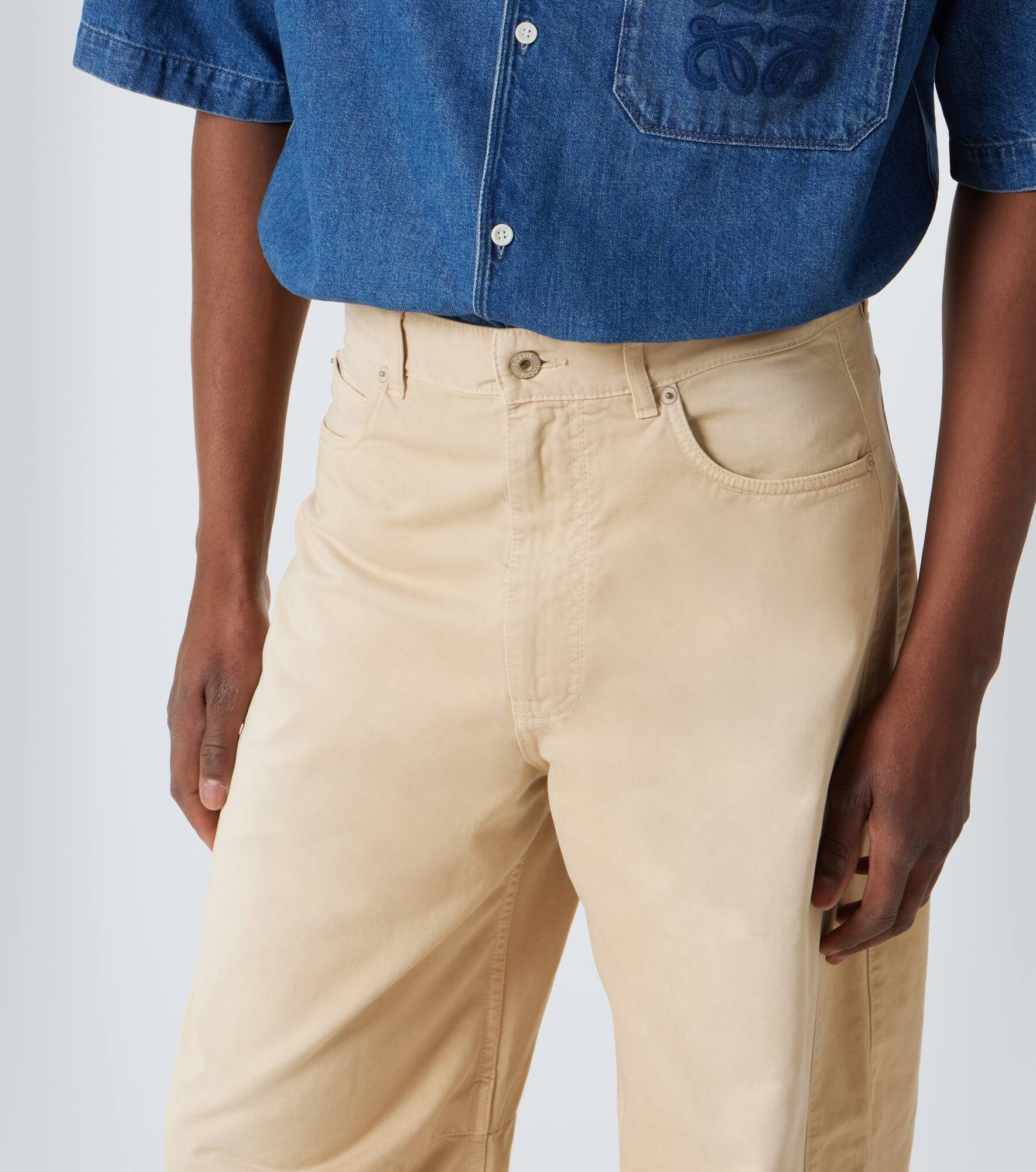 Paula's Ibiza twill barrel-leg pants - 5