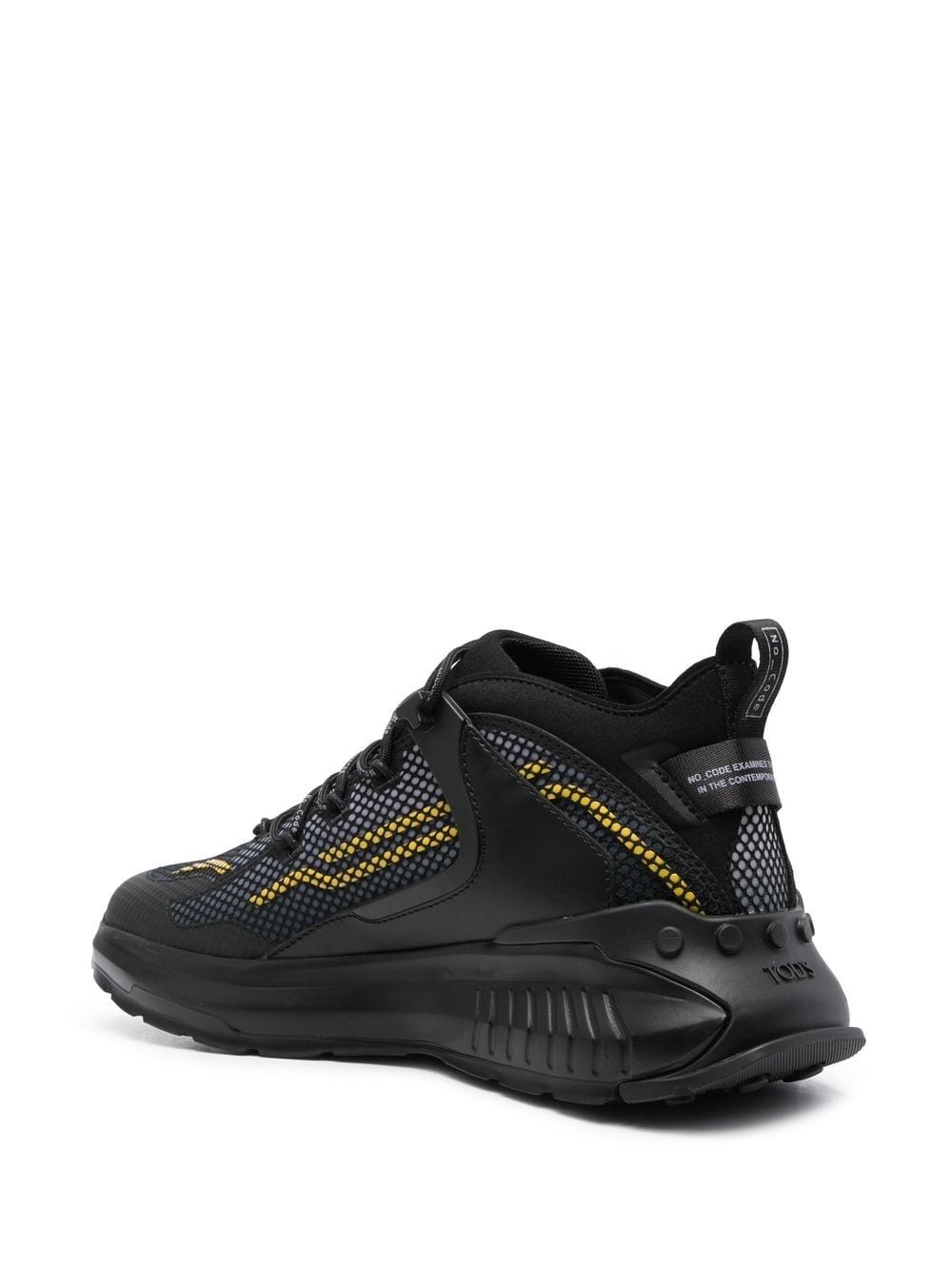 low-top mesh sneakers - 3