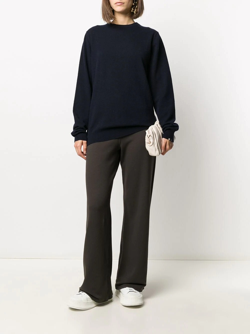 navy cashmere jumper - 3