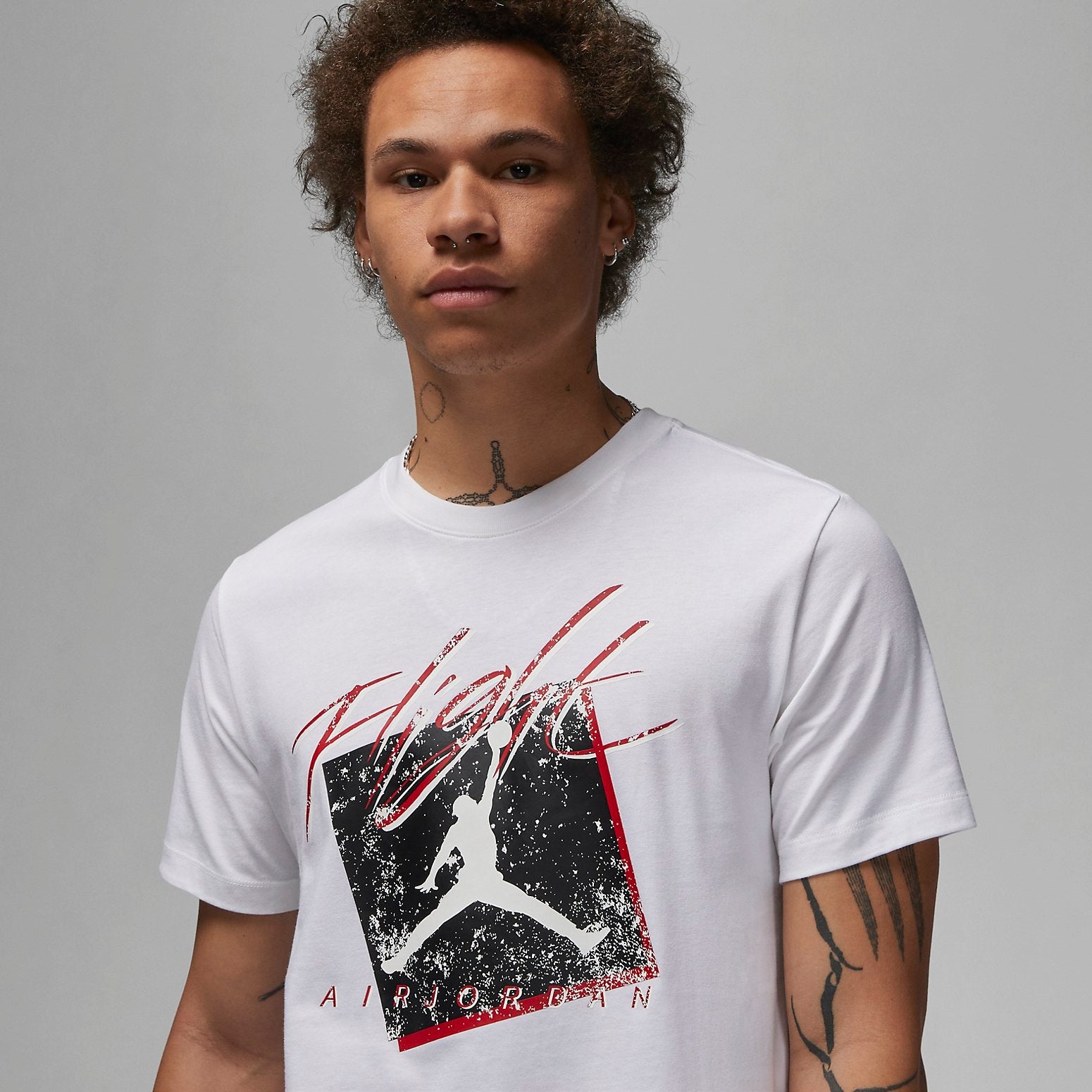 Air Jordan Graphic T-Shirt 'White' DX9594-100 - 2