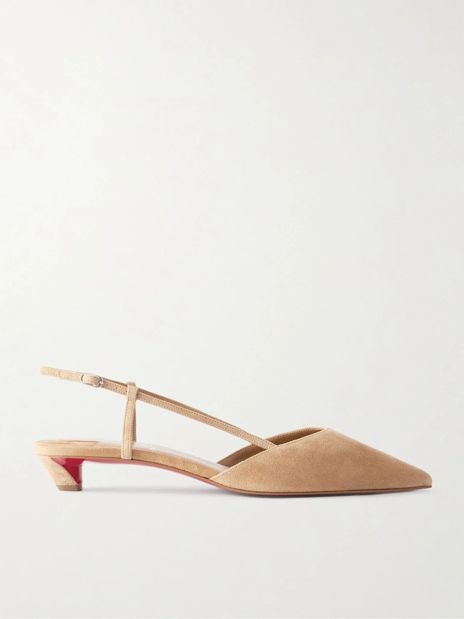Miss Z Slingina 25 suede slingback pumps Beige - 1