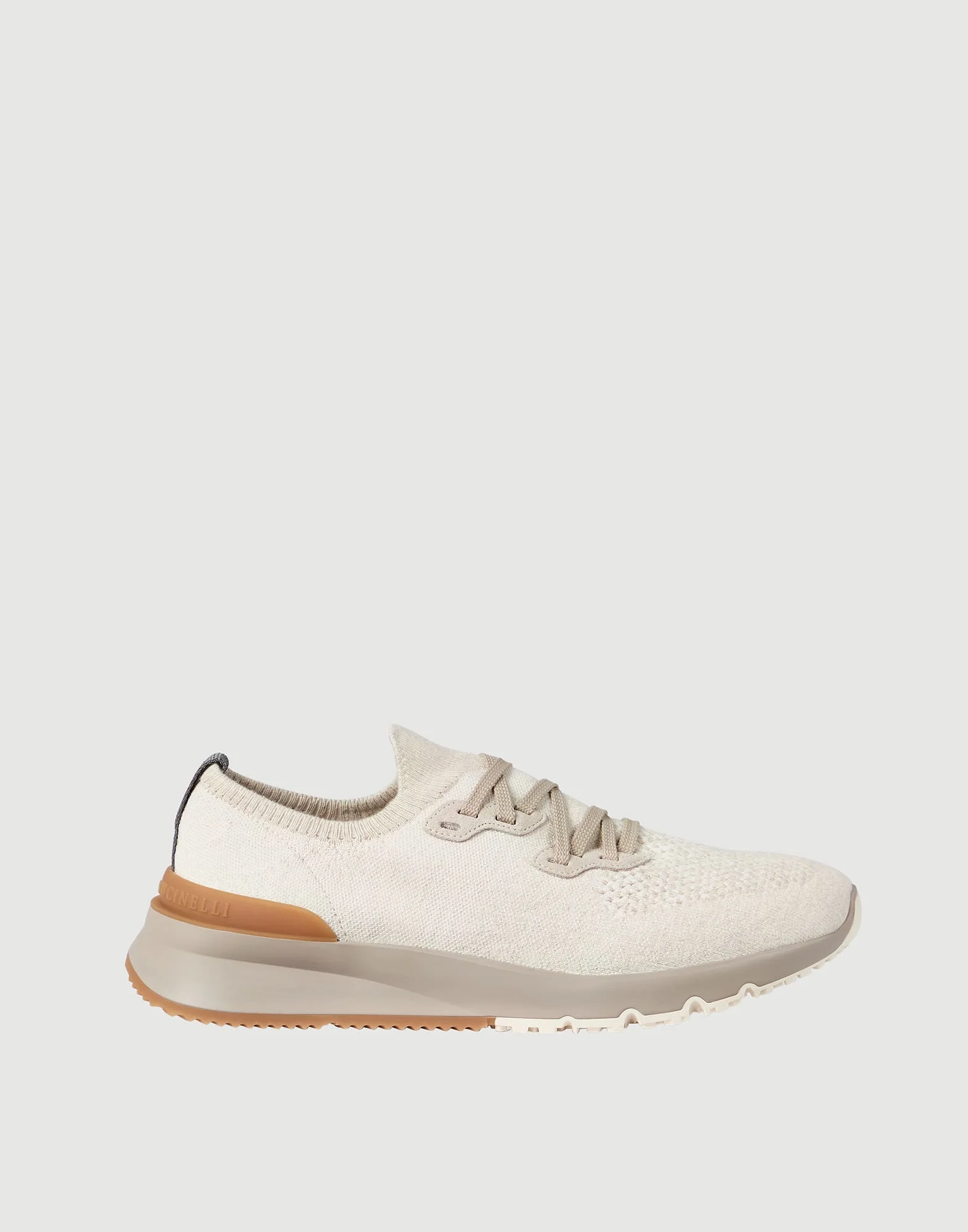 Cotton chiné knit runners - 1