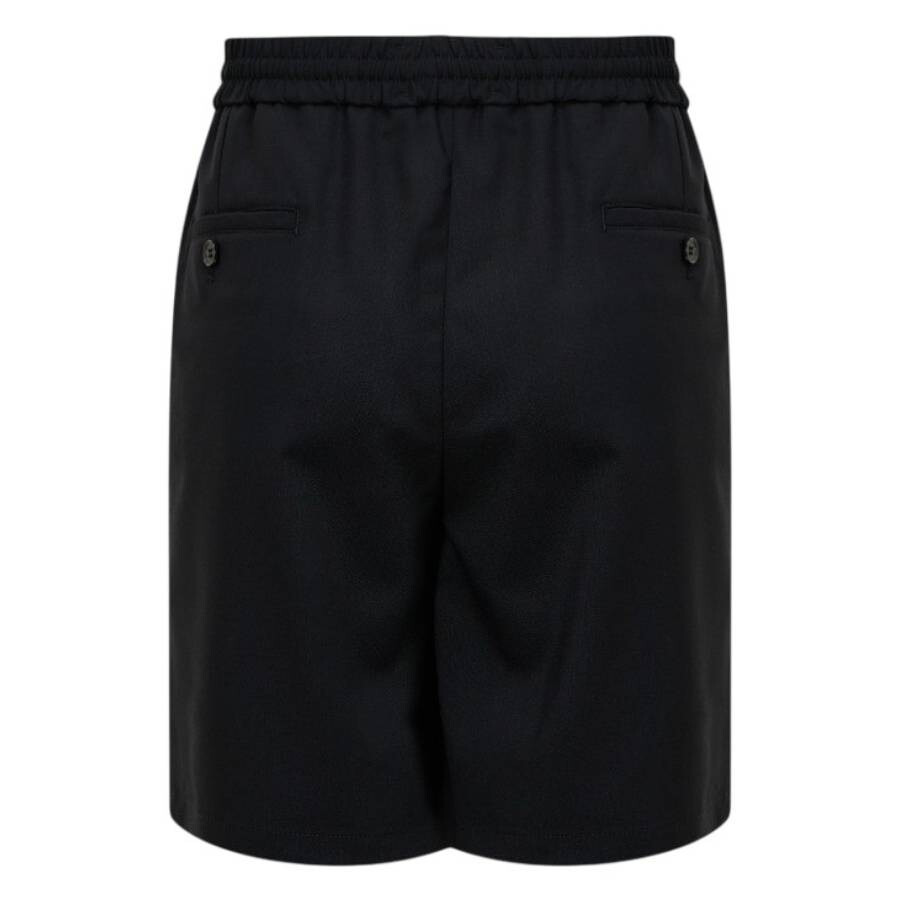 Ami Paris Elasticated Waist Wool Shorts - 2