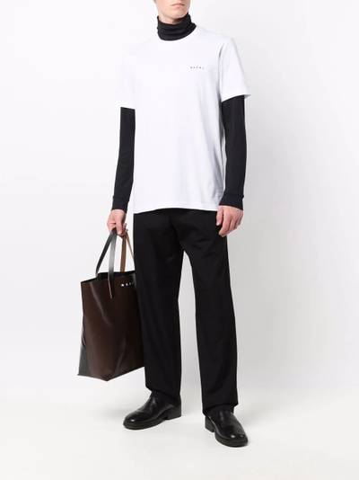 Marni logo-embroidered T-shirt outlook