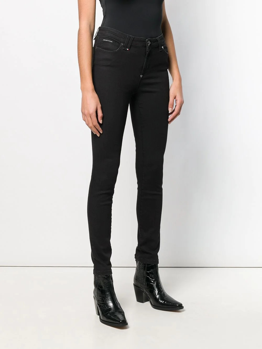 distressed skinny jeans - 3