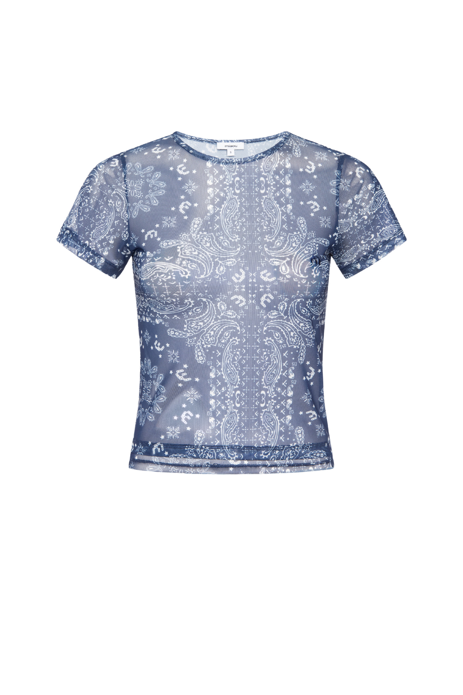 MESH MINI TEE - BANDANA NAVY - 2