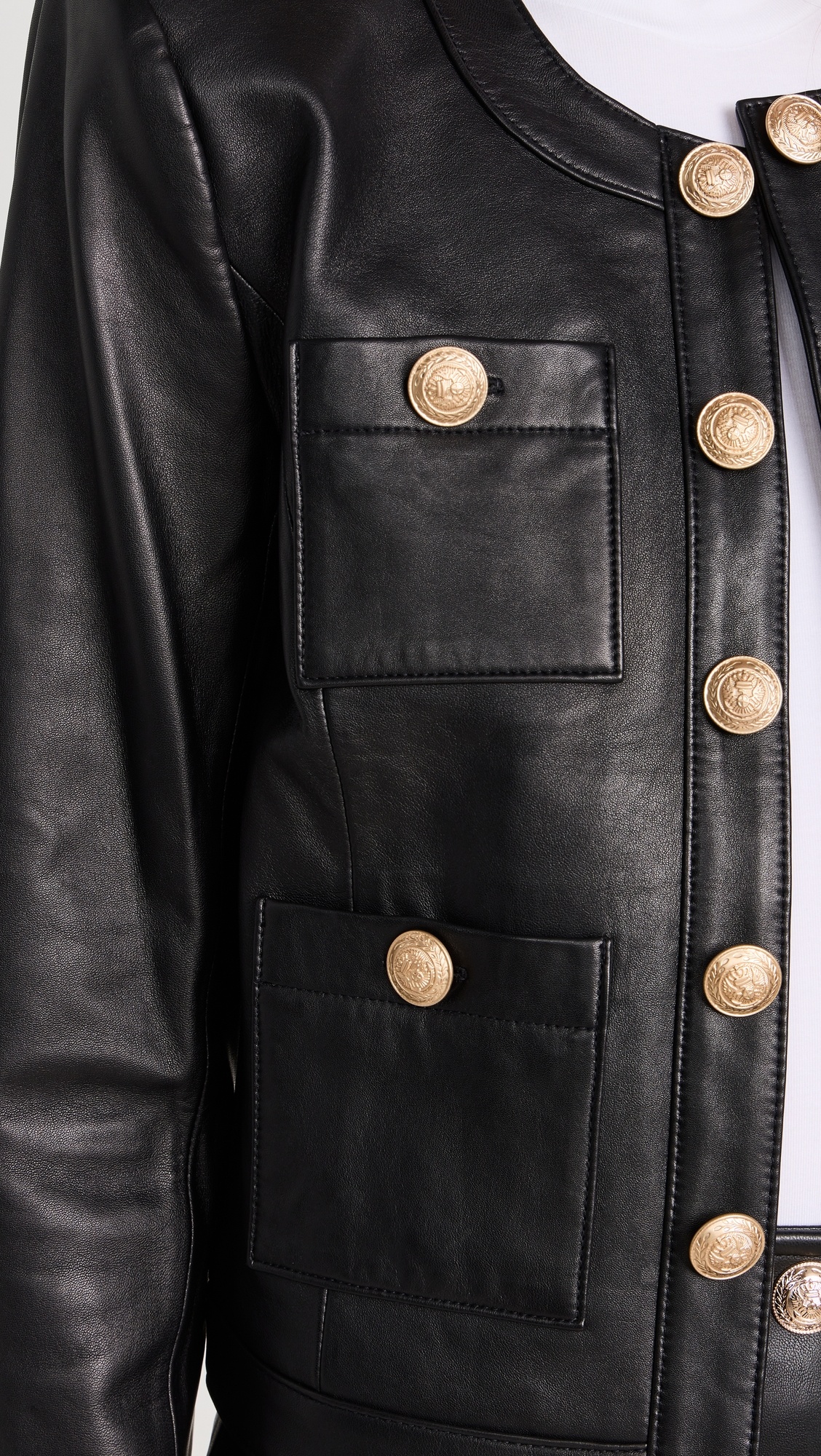 Jayde Collarless Jacket - 5