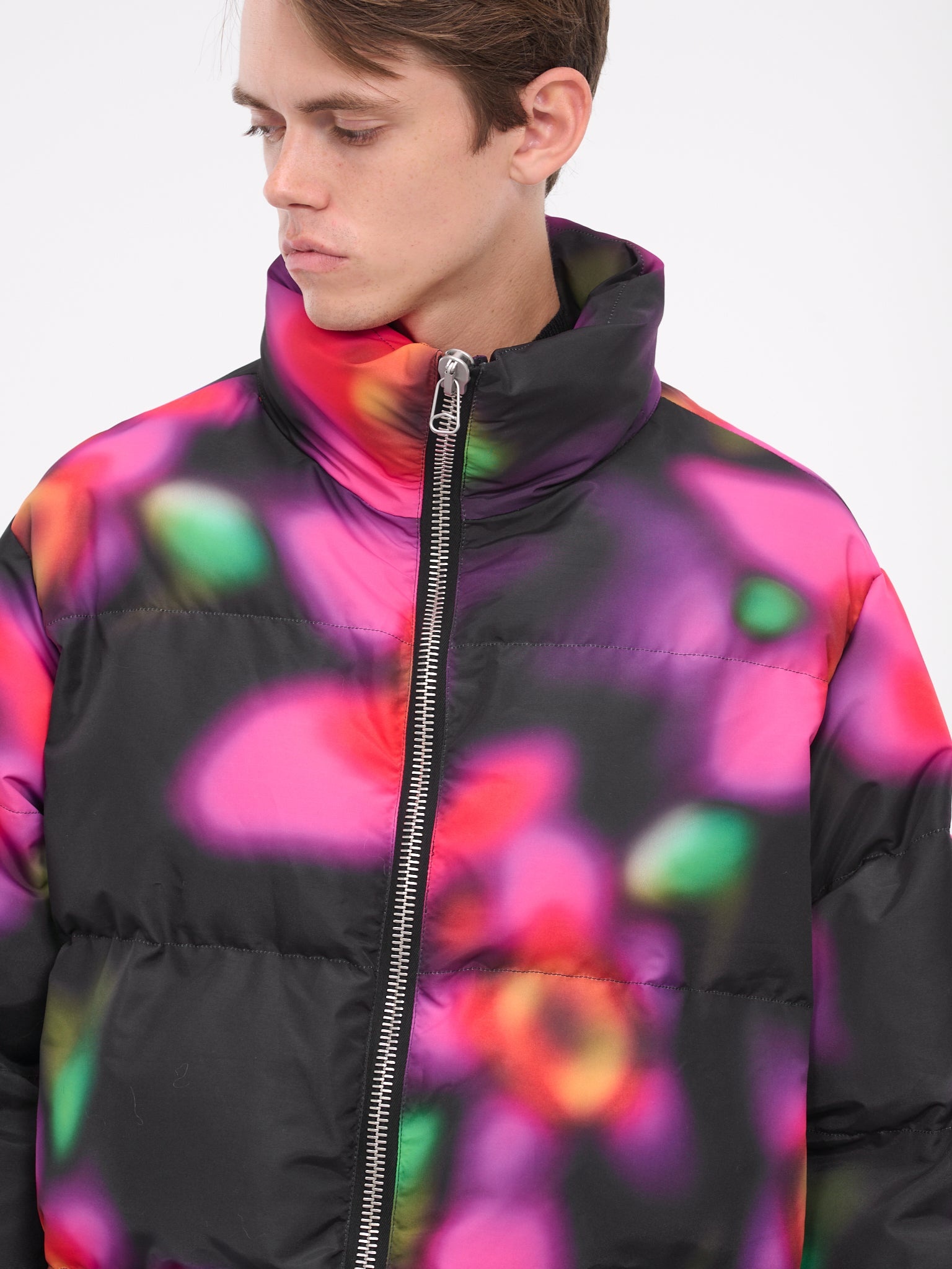 Blurred Puffer Jacket - 4