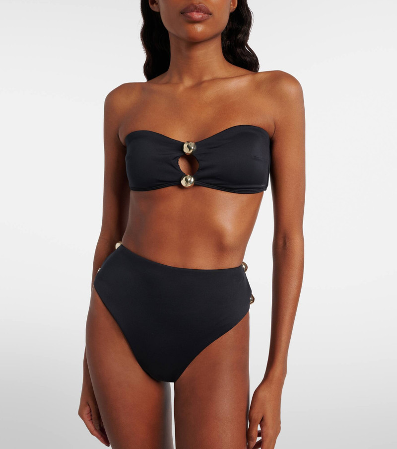 SIMKHAI Embellished cutout bikini top outlook