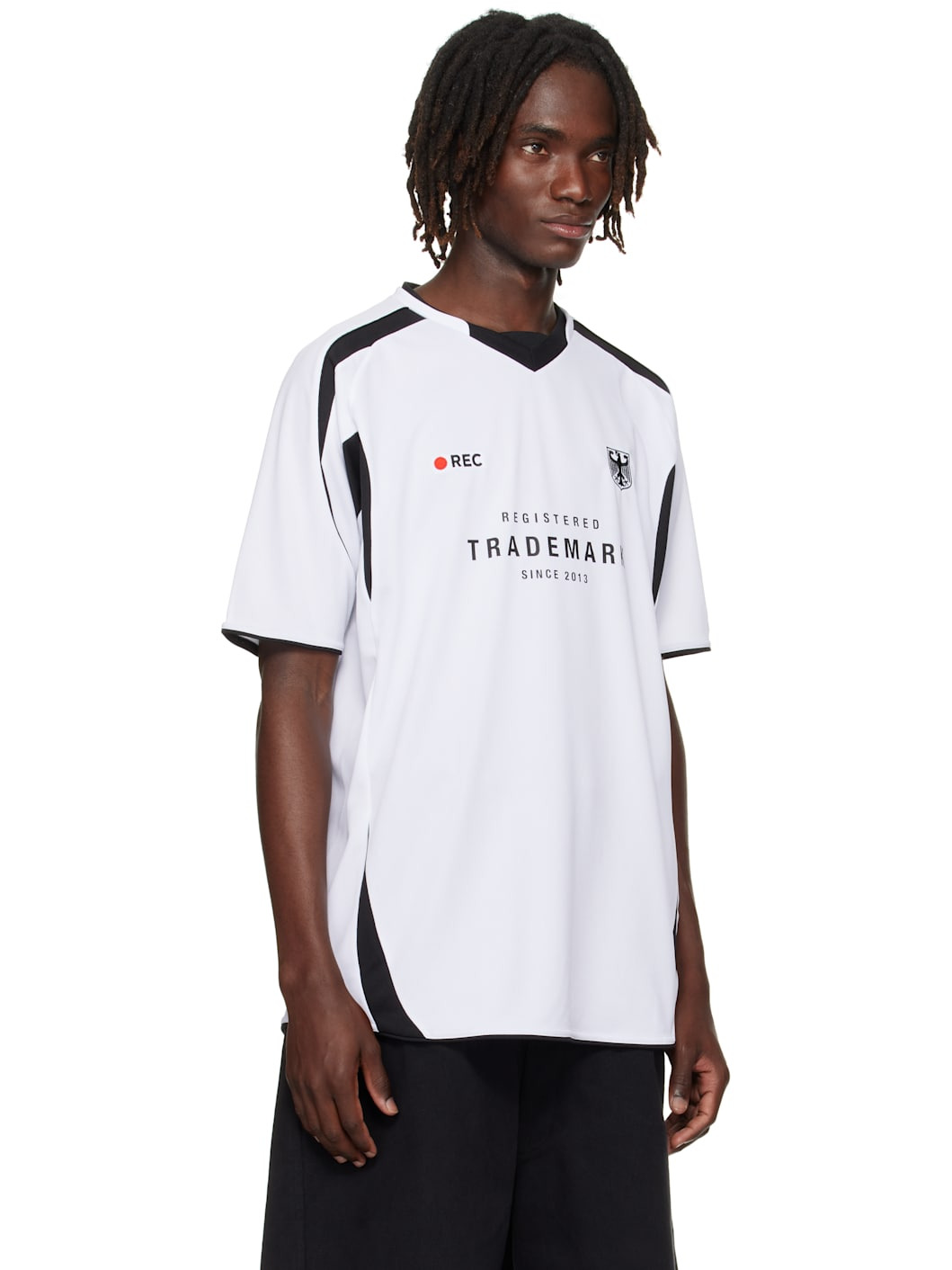 White 'Trademark' Football Jersey - 2