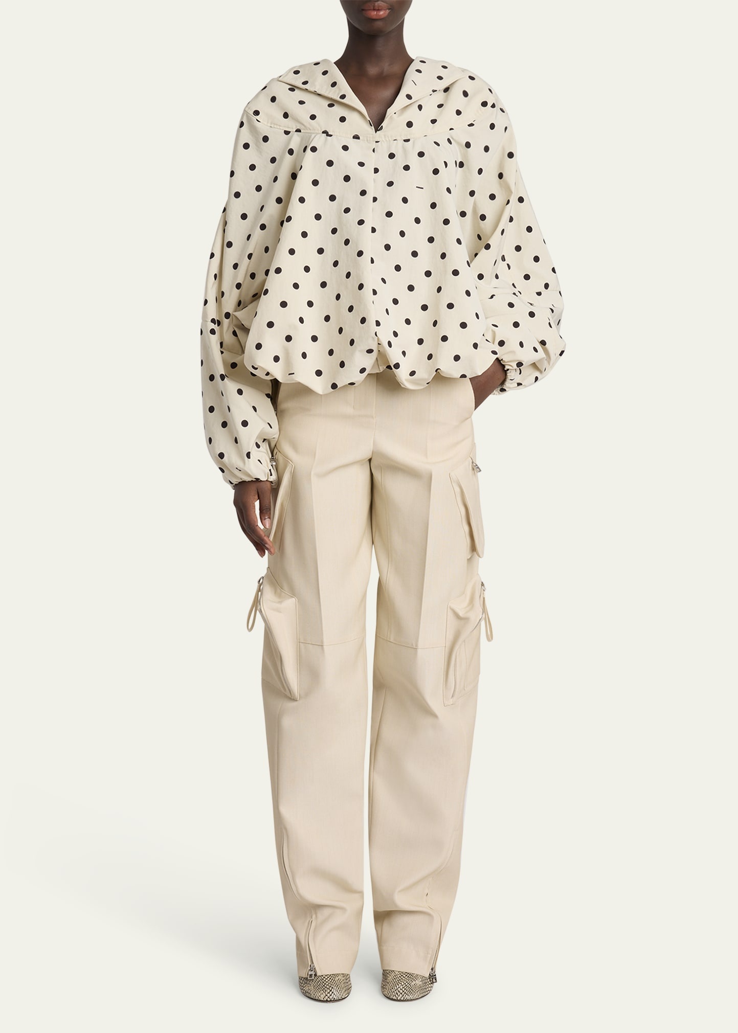 Atelier Zip-Hem Straight-Leg Cargo Pants - 2