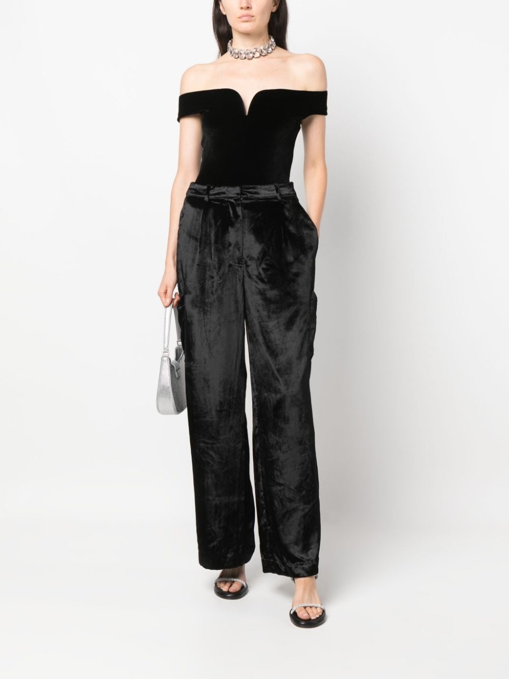 Luli wide-leg cargo trousers - 2