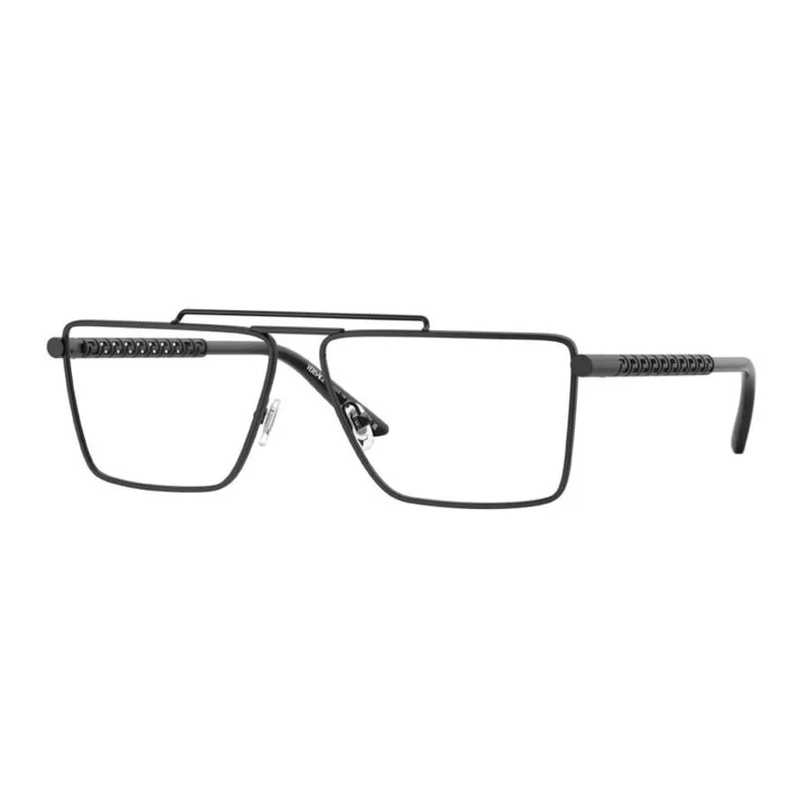 Versace Men's Black Rectangular Eyeglass Frames VE1295 1433 - 1