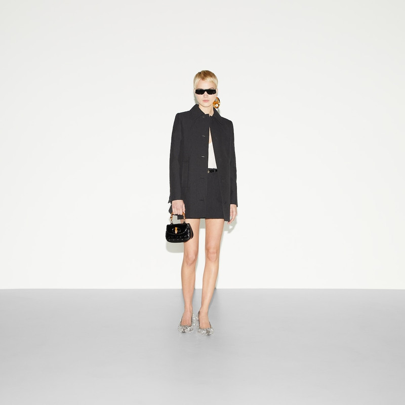 GUCCI Technical cotton coat outlook