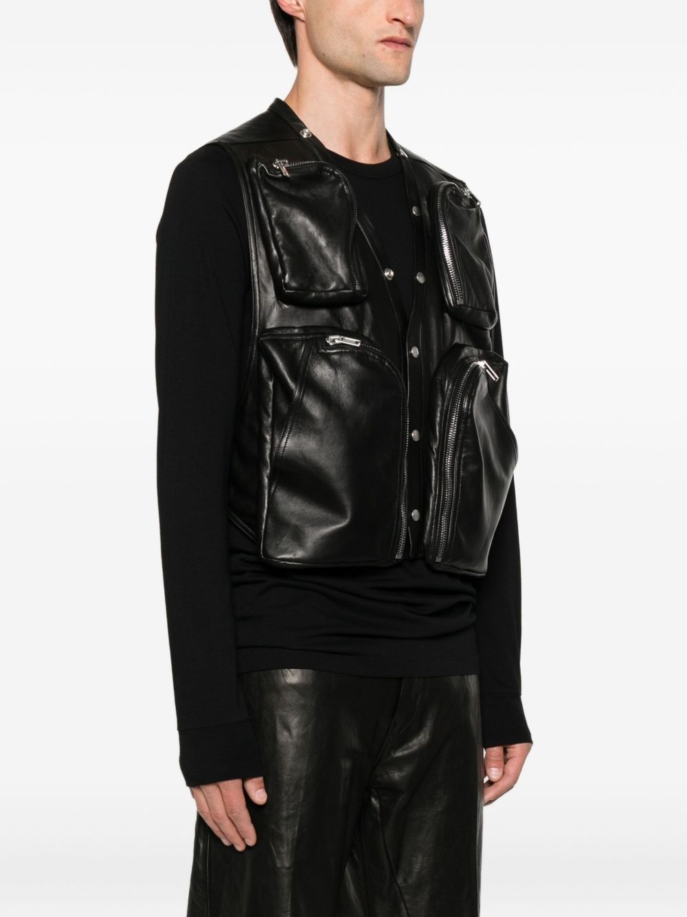 leather vest - 3