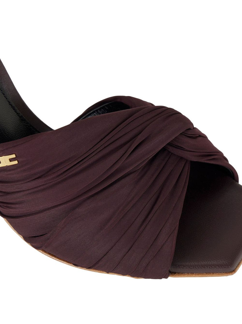 crossed draped sandals 4