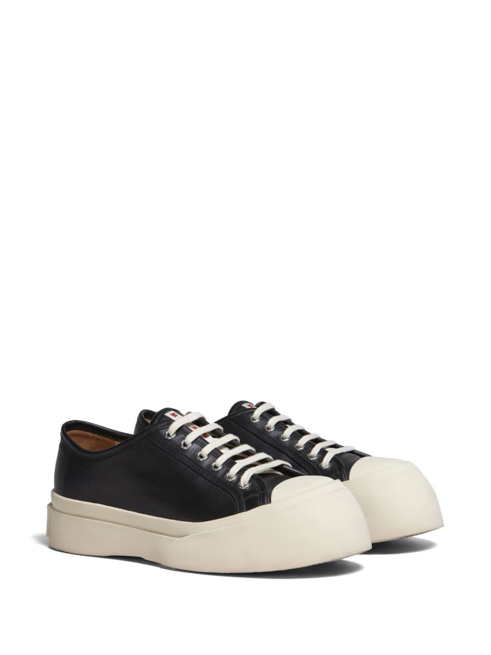 Pablo leather flatform sneakers - 2