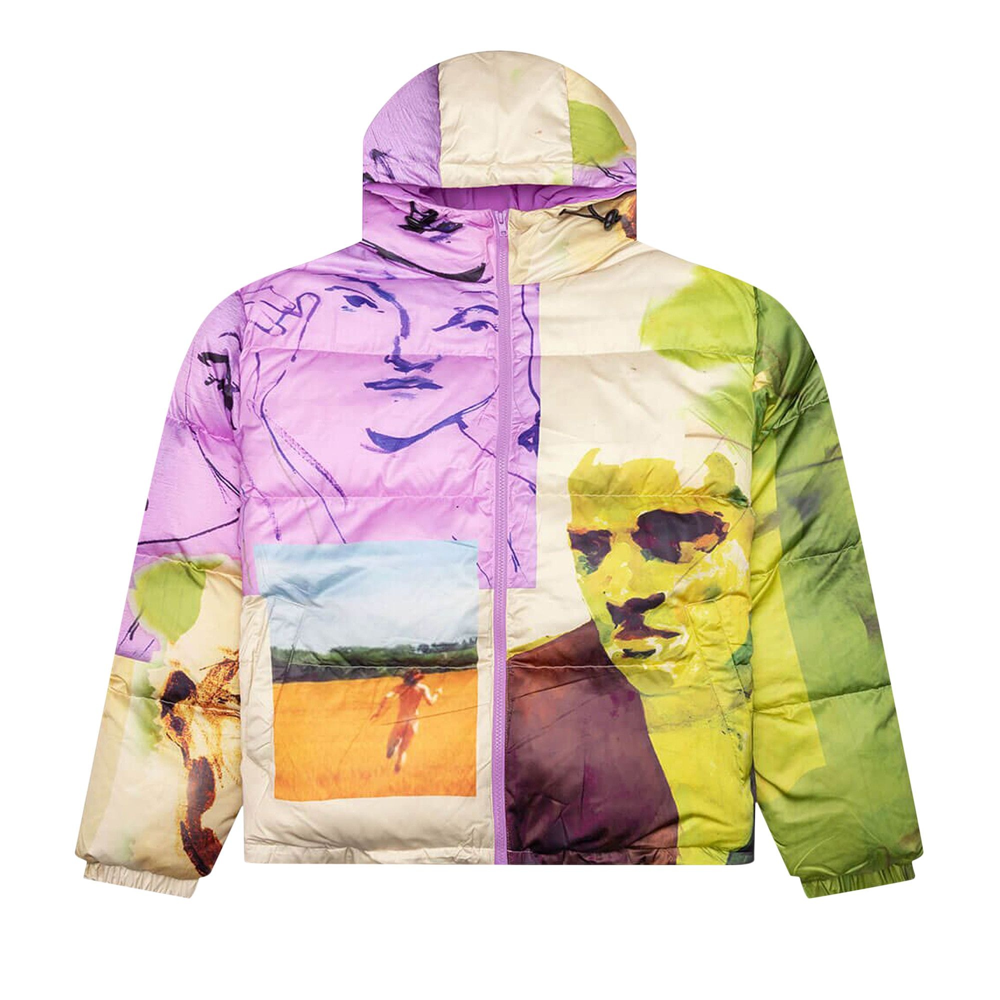 KidSuper Printed Shiny Puffer 'Multicolor' - 1