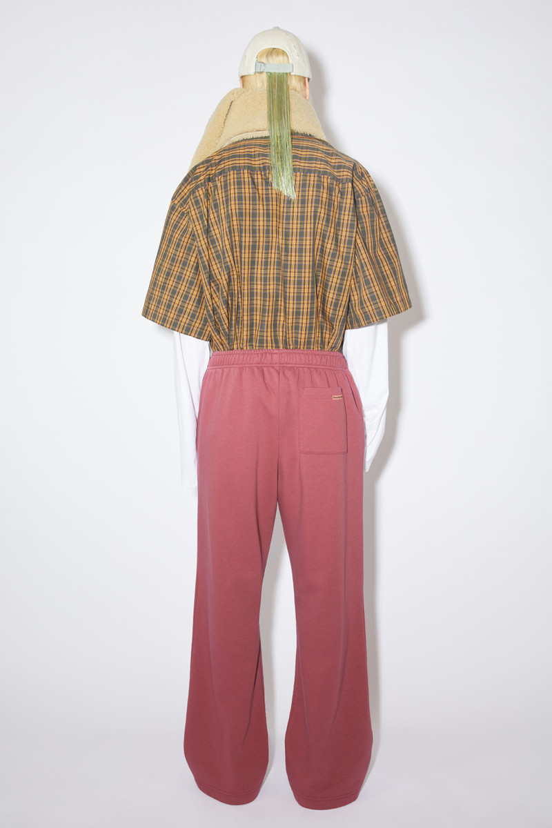 Cotton sweatpants - Rosewood red 3