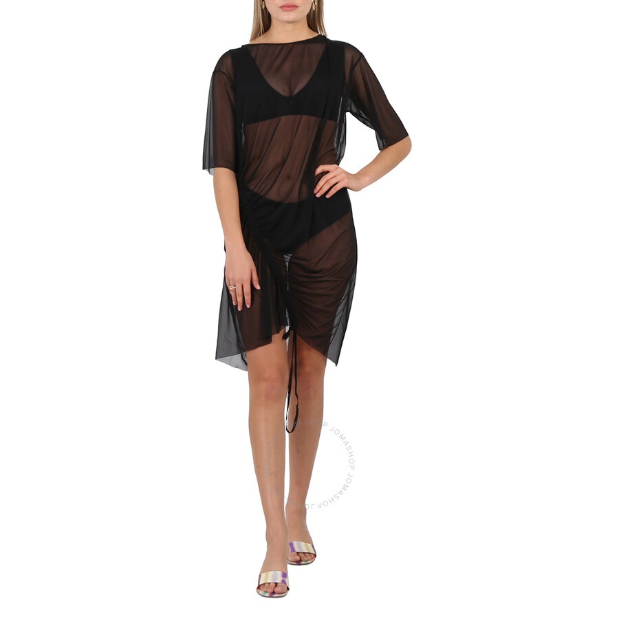Wolford Ladies Black Transparent Soft Tulle Yoon Beach Cover Up - 3